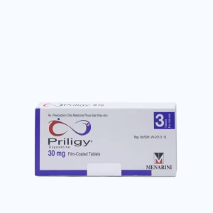 Viên nén Priligy 30mg điều trị xuất tinh sớm ở nam giới (1 vỉ x 3 viên)