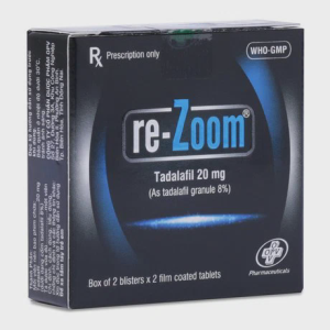 Viên nén Re-Zoom 20mg điều trị rối loạn cương dương (2 vỉ x 2 viên)