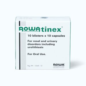 Viên nang Rowatinex điều trị sỏi niệu, sỏi thận (10 vỉ X 10 viên)