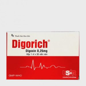 Digorich 0.25mg Usachipharm (Hộp 1 vỉ x 30 viên)