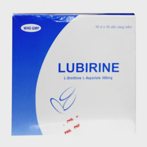 Viên nang Lubirine 300mg điều trị viêm gan, xơ gan (10 vỉ x 10 viên)