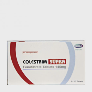 Viên nén Colestrim supra điều trị rối loạn mỡ máu (3 vỉ x 10 viên)