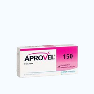 Viên nén Aprovel 150mg điều trị tăng huyết áp (2 vỉ x 14 viên)