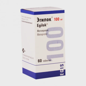 Viên nén Egilok 100mg Egis điều trị tăng huyết áp, đau thắt ngực (hộp 60 viên)