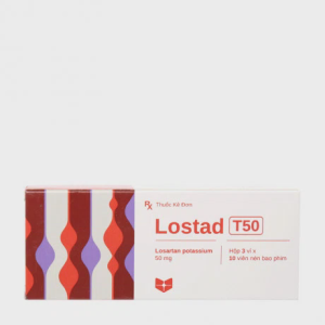 Viên nén Lostad T50 Stella điều trị tăng huyết áp (3 vỉ x 10 viên)