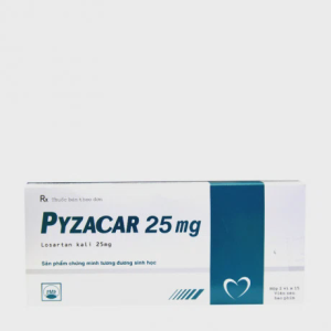 Viên nén Pyzacar 25mg điều trị tăng huyết áp (2 vỉ x 15 viên)