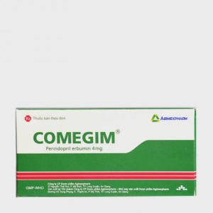 Viên nén Comegim 4mg điều trị tăng huyết áp, suy tim (1 vỉ x 30 viên)