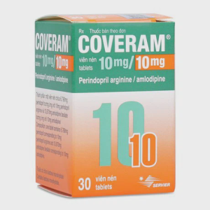 Viên nén Coveram 10mg/10mg điều trị tăng huyết áp (hộp 30 viên)