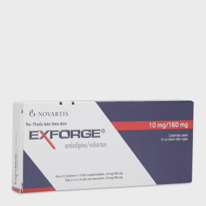 Viên nén Exforge 10mg/160mg điều trị tăng huyết áp (2 vỉ x 14 viên)