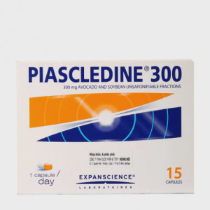 Viên nang Piascledine 300mg điều trị thoái hóa khớp hông và khớp gối, viêm nha chu (1 vỉ x 15 viên)