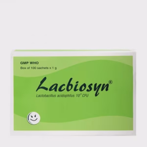 Thuốc bột Lacbiosyn bổ sung lợi khuẩn, điều trị phụ trợ tiêu chảy (100 gói x 1g)