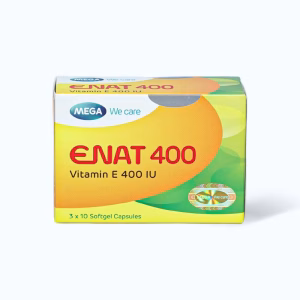 Enat 400 (3 vỉ x 10 viên) Mã mới – Bổ sung vitamin E, cho làn da tươi trẻ