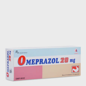 Viên nang Omeprazol 20mg Domesco trị viêm loét dạ dày tá tràng (10 vỉ x 10 viên)