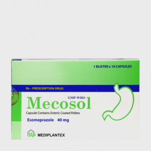 Viên nang Mecosol 40mg Mediplantex trị viêm loét dạ dày tá tràng (1 vỉ x 10 viên)