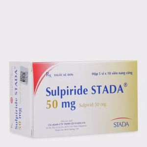 Viên nang Sulpiride 50 mg STELLA trị chứng lo âu ở người lớn, tâm thần phân liệt (5 vỉ x 10 viên)