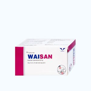 Viên nén Waisan 50mg cải thiện các triệu chứng tăng trương lực cơ (10 vỉ x 10 viên)