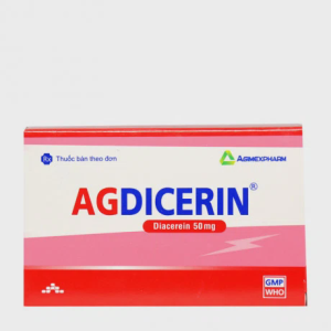 Viên nang cứng Agdicerin 50mg điều trị triệu chứng thoái hoá khớp (3 vỉ x 10 viên)