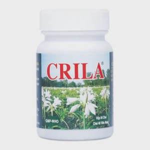 Viên nang Crila điều trị phì đại lành tính tuyến tiền liệt, điều trị u xơ tử cung (4 chai x 40 viên)