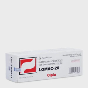 Viên nang Lomac-20mg trị loét dạ dày tá tràng, viêm thực quản trào ngược (10 vỉ x 10 viên)