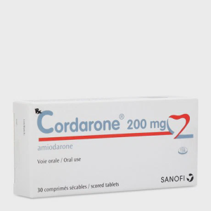 Viên nén Cordarone 200mg phòng ngừa và điều trị một số dạng rối loạn nhịp tim (2 vỉ x 15 viên)