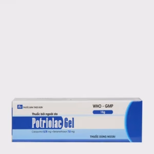 Thuốc dùng ngoài Potriolac 15g Dopharma trị bệnh vảy nến thông thường (tuýp 15g)