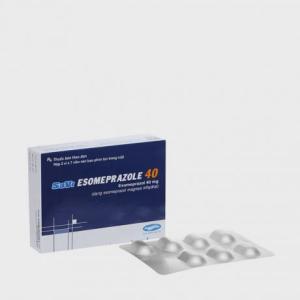 Viên nén bao tan trong ruột SaVi Esomeprazole 40mg điều trị viêm loét dạ dày (2 vỉ x 7 viên)