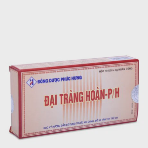 Hoàn cứng Đại Tràng Hoàn PH trị đại tràng mạn tính, tiêu chảy, đầy hơi (10 gói x 4g)