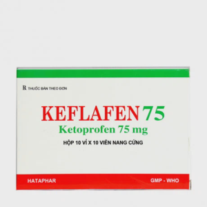 Viên nang Keflafen 75mg điều trị đau cơ xương khớp, viêm khớp, thoái hóa khớp (10 vỉ x 10 viên)