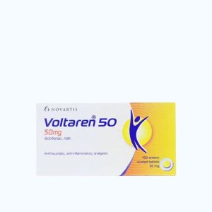 Viên nén không tan trong dạ dày Voltaren ECT 50mg trị viêm và giảm đau khớp (10 vỉ x 10 viên)