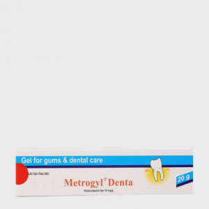 Gel bôi nha khoa Metrogyl Denta 1% điều trị các bệnh nha chu mãn tính (tuýp 20g)