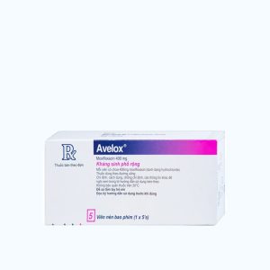Viên nén Avelox 400mg điều trị nhiễm khuẩn (1 vỉ x 5 viên)