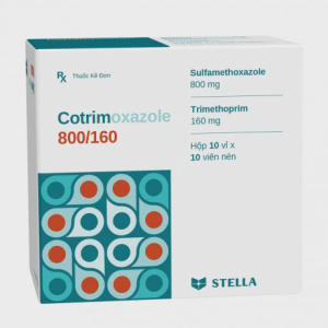 Viên nén COTRIMOXAZOLE 800mg/160mg điều trị nhiễm khuẩn (10 vỉ x 10 viên)