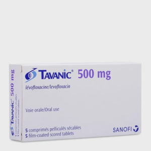 Viên nén Tavanic 500mg điều trị nhiễm khuẩn (1 vỉ x 5 viên)