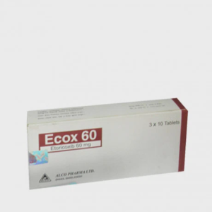 Viên nén E-cox 60mg Gracure trị viêm và giảm các cơn đau khớp, đau cấp và mãn tính (3 vỉ x 10 viên)