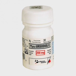 Viên nén Pms-Ursodiol C 250mg điều trị xơ gan ứ mật nguyên phát, làm tan sỏi mật (chai 30 viên)