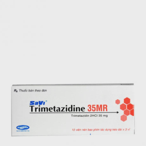 Viên phóng thích kéo dài Savi Trimetazidine 35MR điều trị đau thắt ngực (3 vỉ x 10 viên)