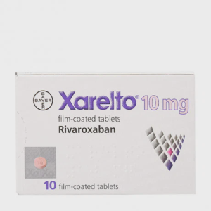Viên nén Xarelto 10mg điều trị, phòng ngừa huyết khối tĩnh mạch (1 vỉ x 10 viên)