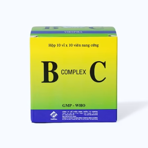 Viên nang B complex C - Vidipha dự phòng và bổ sung thiếu hụt vitamin nhóm B, C (10 vỉ x 10 viên)