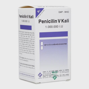 Viên nén Penicilin V Kali 1.000.000 Vidipha điều trị nhiễm khuẩn (10 vỉ x 10 viên)