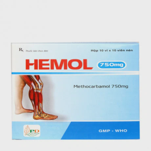 Viên nén Hemol 750mg trị giảm triệu chứng của các bệnh lý cơ xương cấp tính (10 vỉ x 10 viên)