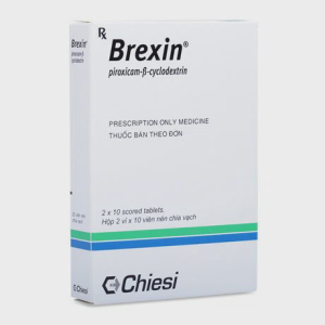 Viên nén Brexin 20mg kháng viêm, giảm đau xương khớp, viêm khớp dạng thấp (2 vỉ x 10 viên)