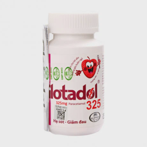 Viên nén Glotadol 325mg giảm đau từ nhẹ đến vừa và hạ sốt (chai 200 viên)