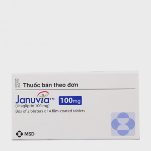 Viên nén Januvia 100mg điều trị đái tháo đường type 2 (2 vỉ x 14 viên)
