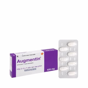 Augmentin BD Tab 625mg (2 vỉ x 7 viên) – Kháng sinh trị nhiễm khuẩn phổ rộng