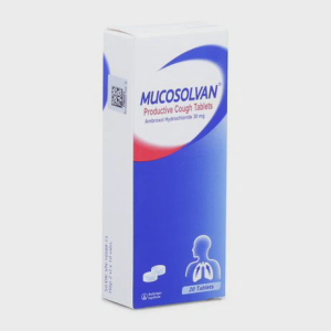Viên nén Mucosolvan 30mg giảm ho, tiêu nhầy (2 vỉ x10 viên)