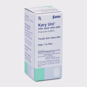Hỗn dịch nhỏ mắt Kary Uni 0.005% trị đục thủy tinh thể mới phát ở người già (chai 5ml)