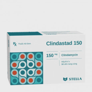 Viên nang cứng Clindastad 150mg điều trị nhiễm khuẩn (5 vỉ x 10 viên)