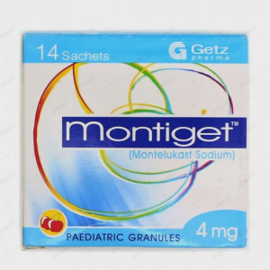 Viên nhai Montiget 4mg dự phòng và điều trị hen phế quản mạn tính, viêm mũi dị ứng (2 vỉ x 7 viên)