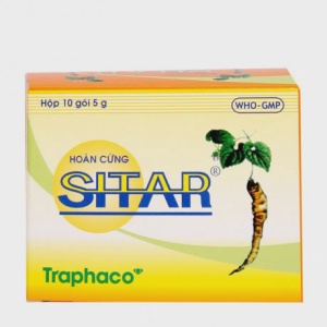 Viên hoàn cứng Sitar Traphaco hỗ trợ điều trị trĩ nội, trĩ ngoại, chán ăn, trướng bụng (10 gói x 5g)