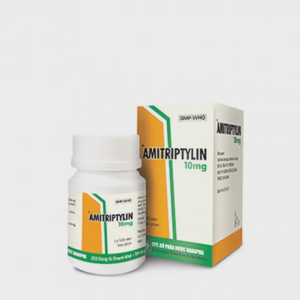 Viên nén Amitriptylin Khapharco 25mg điều trị triệu chứng trầm cảm (10 vỉ x 10 viên)